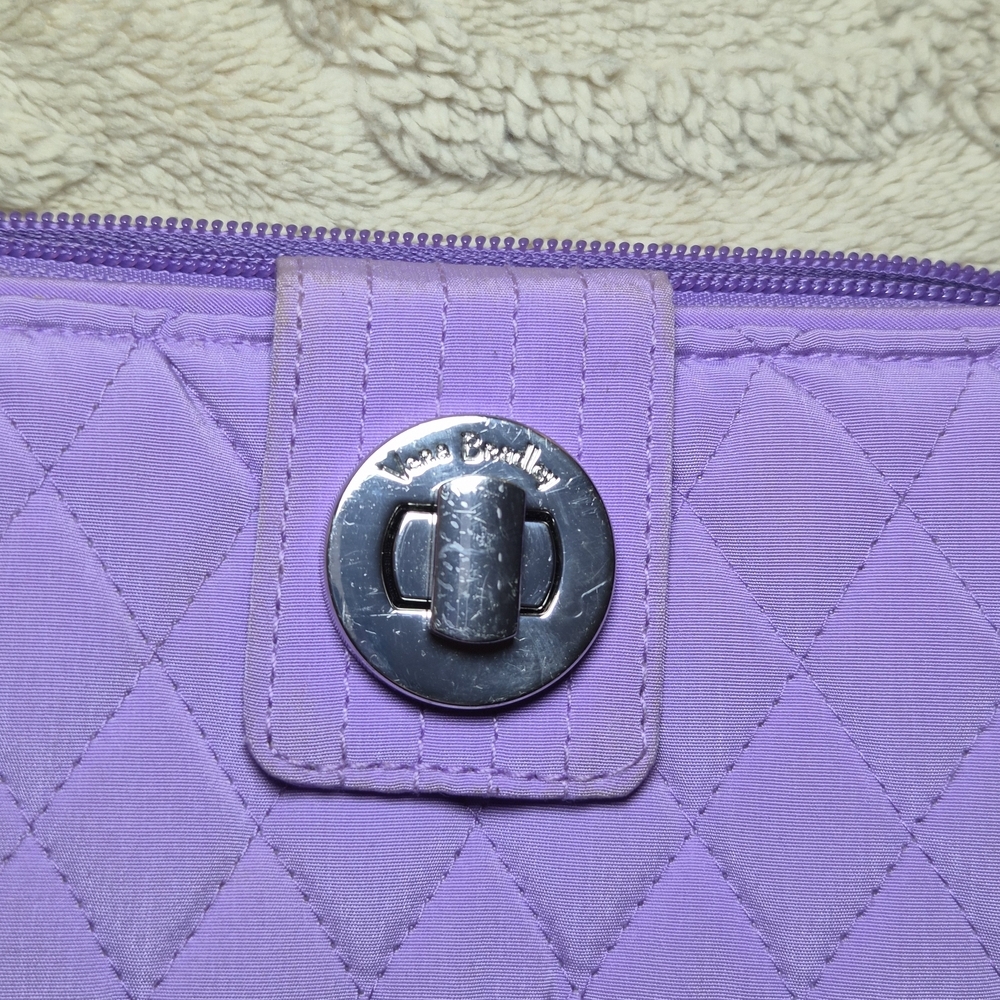 Vera Bradley Mokara Orchid RFID Turnlock Wallet - Picture 2 of 8